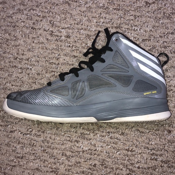 Men’s grey basketball sneakers size 8.5 - Picture 5 of 6